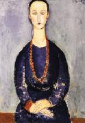 Amedeo Modigliani Woman with Red Necklace china oil painting reproduction